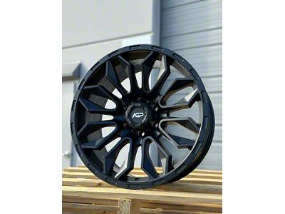 AGP Wheels 304 Matte Black 6-Lug Wheel; 20x9; 0mm Offset (07-13 Sierra 1500)