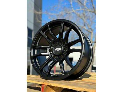 AGP Wheels 306 Matte Black 6-Lug Wheel; 17x8; 0mm Offset (07-13 Sierra 1500)