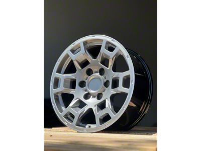 AGP Wheels Pro Hyper Black 6-Lug Wheel; 17x8; 5mm Offset (07-13 Sierra 1500)