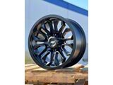 AGP Wheels 304 Matte Black 6-Lug Wheel; 18x9; 12mm Offset (07-13 Silverado 1500)