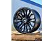 AGP Wheels 304 Matte Black 6-Lug Wheel; 18x9; 12mm Offset (07-13 Silverado 1500)