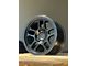 AGP Wheels Trux Matte Black 6-Lug Wheel; 17x9; 1mm Offset (07-13 Silverado 1500)