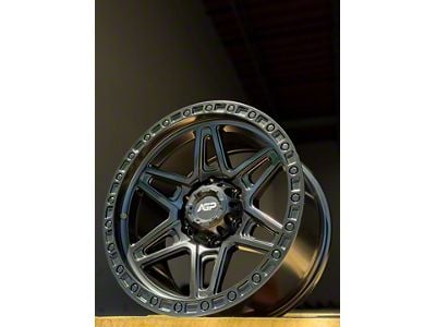 AGP Wheels 307 Matte Black 6-Lug Wheel; 17x9; 0mm Offset (07-14 Tahoe)