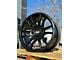 AGP Wheels 306 Matte Black 6-Lug Wheel; 17x8; 0mm Offset (14-18 Sierra 1500)