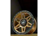 AGP Wheels 307 Bronze with Black Ring 6-Lug Wheel; 17x9; 0mm Offset (14-18 Sierra 1500)