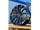 AGP Wheels 106 Gloss Black 6-Lug Wheel; 22x9; 28mm Offset (14-18 Silverado 1500)