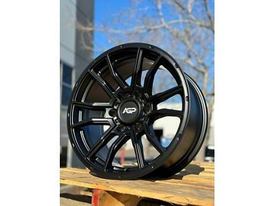 AGP Wheels 306 Matte Black 6-Lug Wheel; 17x8; 0mm Offset (15-20 Tahoe)