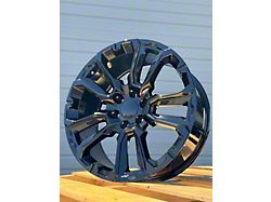 AGP Wheels 120 Gloss Black 6-Lug Wheel; 22x9; 28mm Offset (15-20 Yukon)