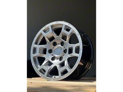 AGP Wheels Pro Hyper Black 6-Lug Wheel; 17x8; 5mm Offset (99-06 Silverado 1500)