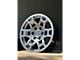 AGP Wheels Pro Hyper Black 6-Lug Wheel; 17x8; 5mm Offset (99-06 Silverado 1500)