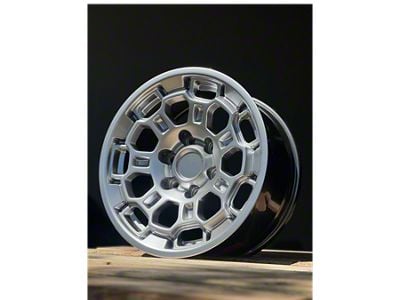 AGP Wheels Pro22 Hyper Black 6-Lug Wheel; 17x8; 5mm Offset (99-06 Silverado 1500)