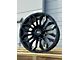 AGP Wheels 304 Matte Black 6-Lug Wheel; 20x9; 0mm Offset (23-24 Canyon)