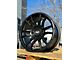 AGP Wheels 306 Matte Black 6-Lug Wheel; 17x8; 0mm Offset (23-24 Canyon)