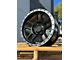 AGP Wheels Trux Matte Black with Machined Ring 6-Lug Wheel; 17x9; 1mm Offset (23-24 Canyon)