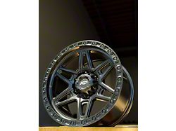 AGP Wheels 307 Matte Black 6-Lug Wheel; 17x9; 0mm Offset (24-25 Ranger)