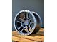 AGP Wheels Trux Grey with Machined Ring 6-Lug Wheel; 17x9; 1mm Offset (19-24 Sierra 1500)