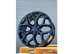 AGP Wheels 101 Gloss Black 6-Lug Wheel; 22x9; 24mm Offset (19-25 Silverado 1500)