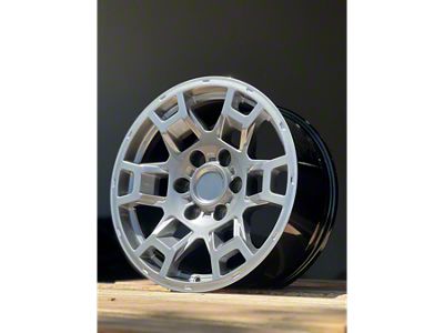 AGP Wheels Pro Hyper Black 6-Lug Wheel; 17x8; 5mm Offset (21-24 Tahoe)