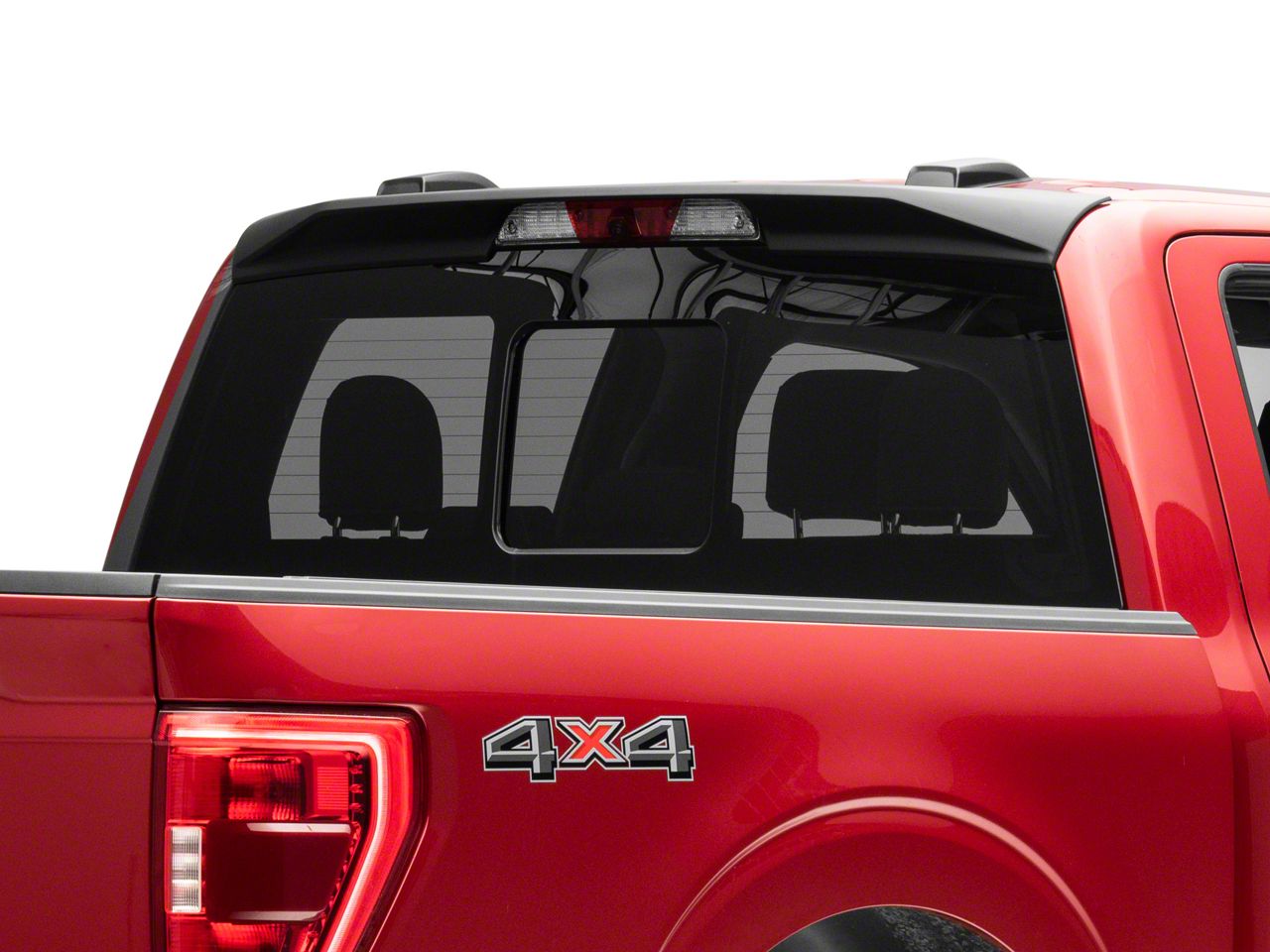 Air Design F-150 Cab Spoiler; Satin Black FO31A04 (21-25 F-150) - Free ...