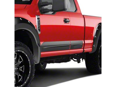 Air Design Door Rocker Panels; Satin Black (15-20 F-150 SuperCab)