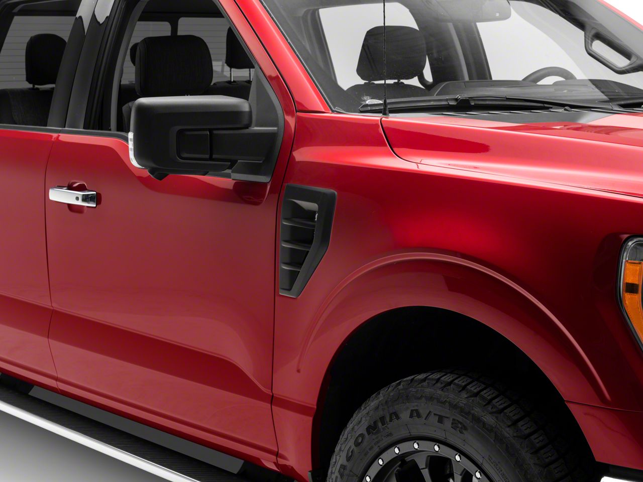 Air Design F150 Fender Vents; Satin Black FO31A07 (2124 F150