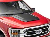 Air Design Hood Scoop; Satin Black (21-24 F-150, Excluding Raptor & Tremor)