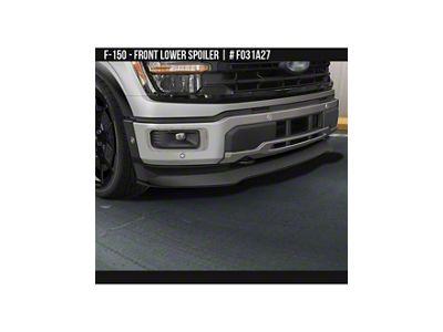 Air Design Street Series Front Chin Splitter; Satin Black (21-25 F-150, Excluding Raptor & Tremor)