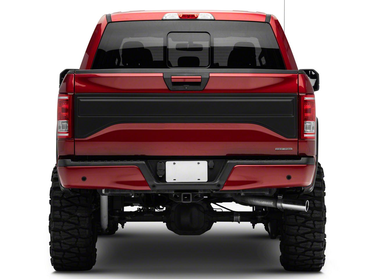 Air Design F-150 Tailgate Applique; Satin Black FO20A32SB (15-17 F-150 ...