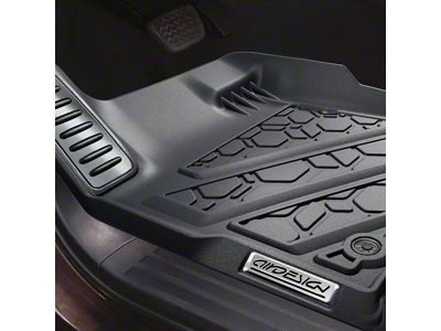 Air Design Soft Touch Front Floor Liners; Black (17-24 F-350 Super Duty Regular Cab, SuperCab)