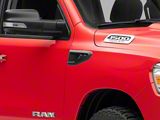 Air Design Fender Vents; Satin Black (19-24 RAM 1500, Excluding TRX)