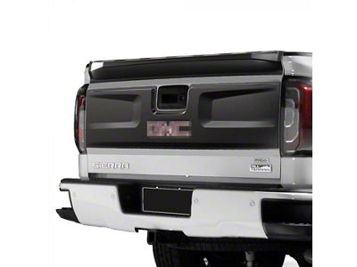 Air Design Tailgate Applique; Satin Black (16-18 Sierra 1500)