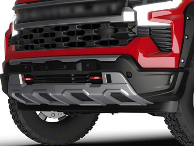 Air Design Front Bumper Guard and Skid Plate, Satin Black (22-24 Silverado 1500 Custom Trail Boss, LT, WT)