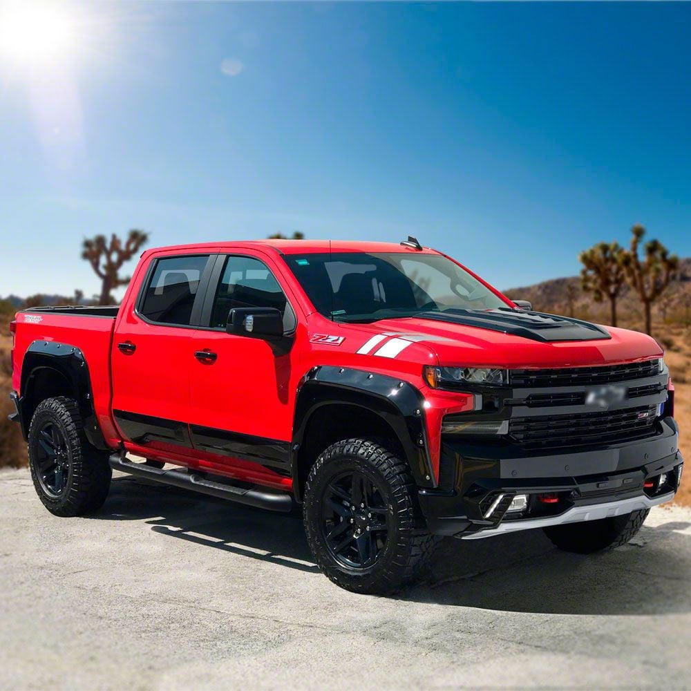 Air Design Silverado 1500 Off-Road Styling Kit with Fender Vents; Satin ...