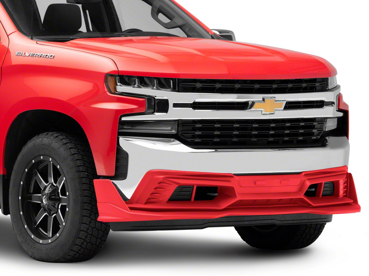 Air Design Silverado 1500 Street Series Front Chin Spoiler; Unpainted ...