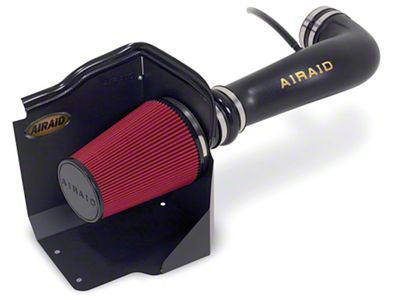 Airaid Cold Air Dam Intake with Red SynthaMax Dry Filter (07-08 5.3L Sierra 1500 w/ Electric Cooling Fan)