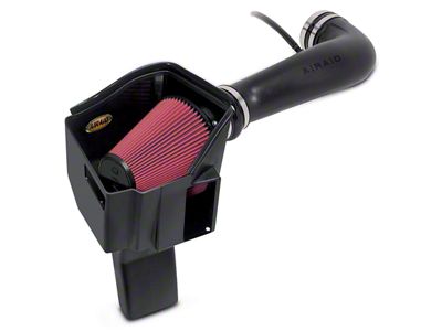 Airaid MXP Series Cold Air Intake with Red SynthaFlow Oiled Filter (09-13 5.3L Silverado 1500 w/ Electric Cooling Fan)