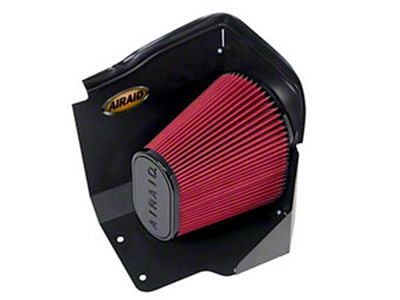 Airaid QuickFit Air Dam with Red SynthaMax Dry Filter (2009 6.0L Hybrid Sierra 1500)