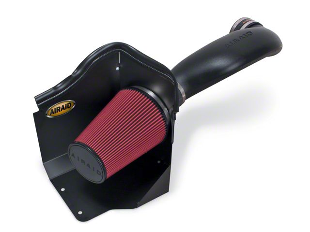 Airaid Cold Air Dam Intake with Red SynthaMax Dry Filter (2006 5.3L Sierra 1500 w/ Electric Cooling Fan & High Profile Hood)