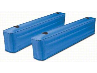 AirBedz Original Inflatable Wheel Well Side Inserts; Blue (15-24 Colorado w/ 5-Foot Short Box)