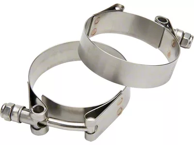 Allstar Performance T-Bolt Exhaust Band Clamps; 2 to 2-3/8-Inch