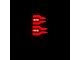 AlphaRex LUXX-Series LED Tail Lights; Black/Red Housing; Smoked Lens (11-16 F-250 Super Duty)