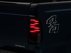 AlphaRex LUXX-Series LED Tail Lights; Alpha Black Housing; Clear Lens (11-16 F-350 Super Duty)