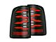AlphaRex LUXX-Series LED Tail Lights; Black/Red Housing; Smoked Lens (09-18 RAM 1500 w/ Factory Halogen Tail Lights)