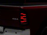 AlphaRex LUXX-Series LED Tail Lights; Alpha Black Housing; Clear Lens (10-18 RAM 2500 w/ Factory Halogen Tail Lights)