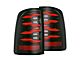 AlphaRex LUXX-Series LED Tail Lights; Black/Red Housing; Smoked Lens (10-18 RAM 2500 w/ Factory Halogen Tail Lights)