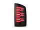 AlphaRex LUXX-Series LED Tail Lights; Black/Red Housing; Smoked Lens (03-06 RAM 2500)