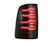 AlphaRex LUXX-Series LED Tail Lights; Black/Red Housing; Smoked Lens (13-18 RAM 3500 w/ Factory LED Tail Lights)