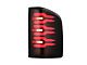 AlphaRex LUXX-Series LED Tail Lights; Black/Red Housing; Smoked Lens (07-14 Silverado 2500 HD)