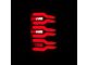 AlphaRex LUXX-Series LED Tail Lights; Black/Red Housing; Smoked Lens (07-14 Silverado 2500 HD)