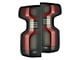 AlphaRex LUXX-Series LED Tail Lights; Black/Red Housing; Smoked Lens (20-23 Silverado 3500 HD w/ Factory LED Tail Lights)